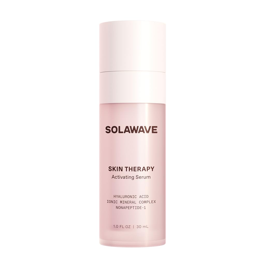 SolaWave Skin Therapy Activating Serum with 1 Refill | Enhance Red Light Therapy Wand Results | Hydrating Skincare for Microcurrent Galvanic Current