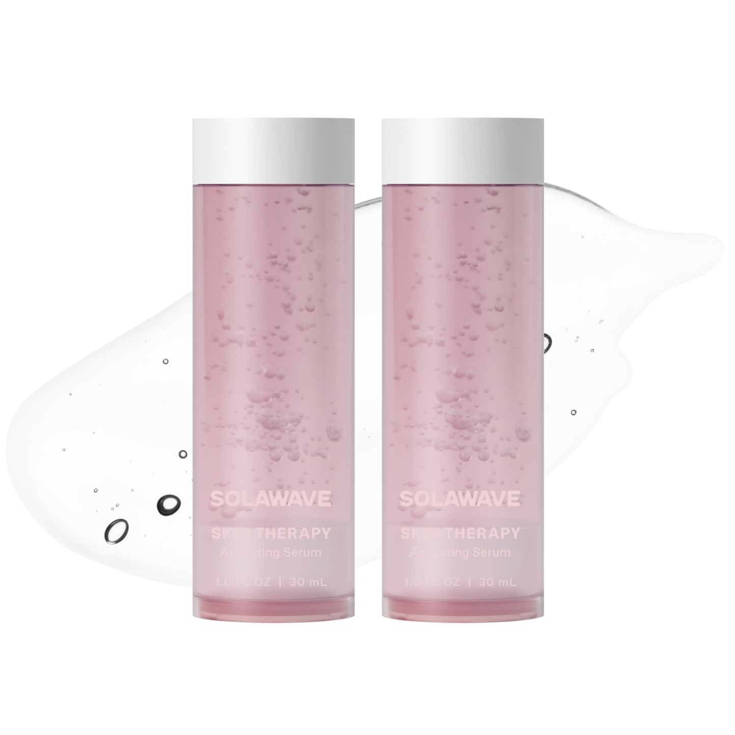 SolaWave Skin Therapy Activating Serum with 1 Refill | Enhance Red Light Therapy Wand Results | Hydrating Skincare for Microcurrent Galvanic Current