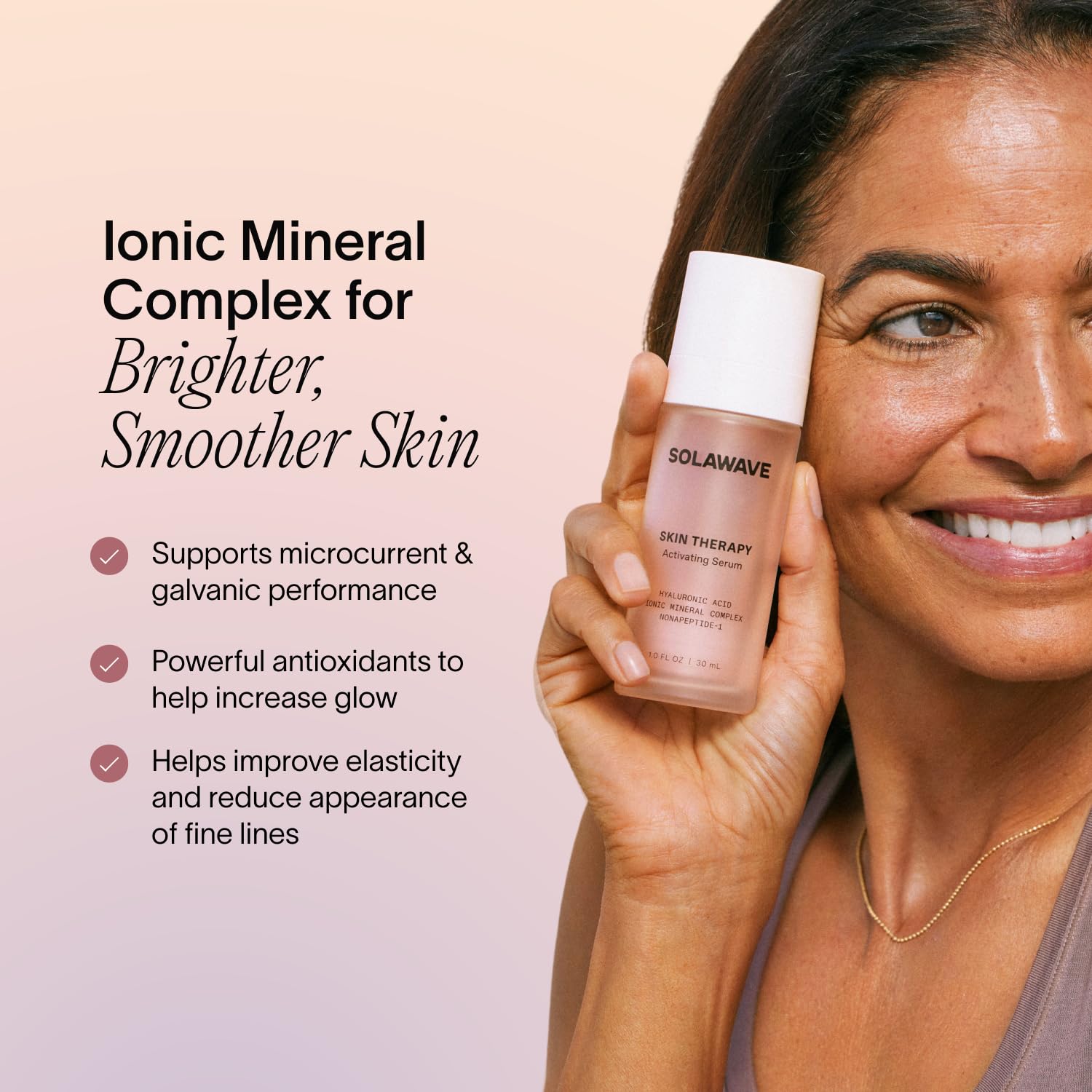 SolaWave Skin Therapy Activating Serum with 1 Refill | Enhance Red Light Therapy Wand Results | Hydrating Skincare for Microcurrent Galvanic Current